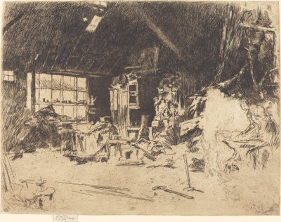 A ferraria, c. 1880. de James Abbott McNeill Whistler