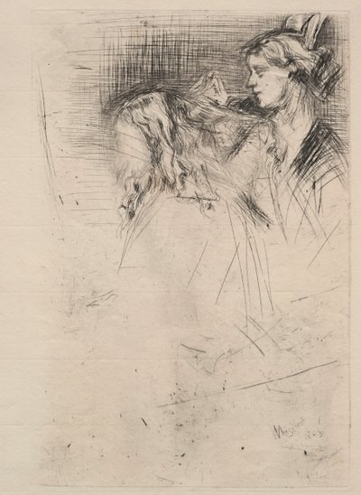 O banheiro, 1863. de James Abbott McNeill Whistler