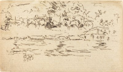 O Caminho de Reboque. de James Abbott McNeill Whistler