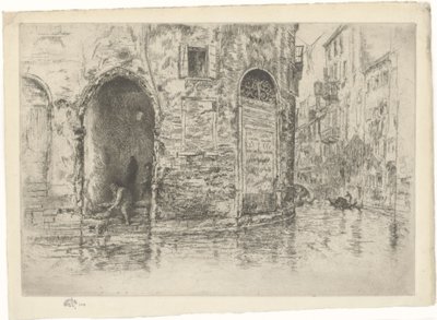 The Two Doorways. Primeiro episódio de Veneza, página 2 (de 12) de James Abbott McNeill Whistler