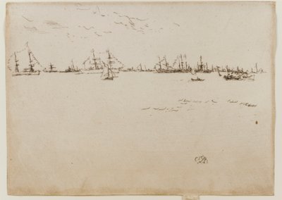 Tropas, 1887. de James Abbott McNeill Whistler