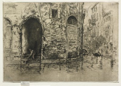 Duas portas, 1880. de James Abbott McNeill Whistler
