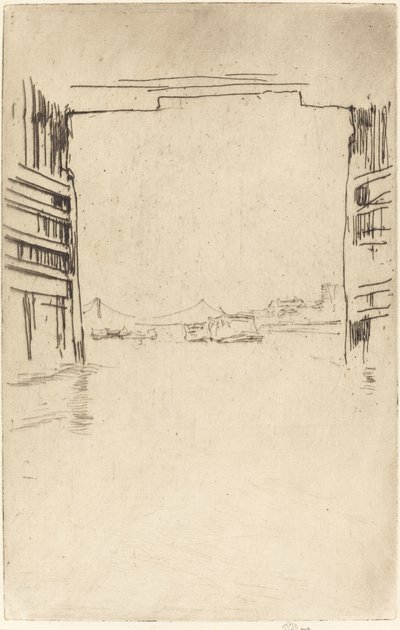 Debaixo da velha Battersea Bridge, 1879. de James Abbott McNeill Whistler