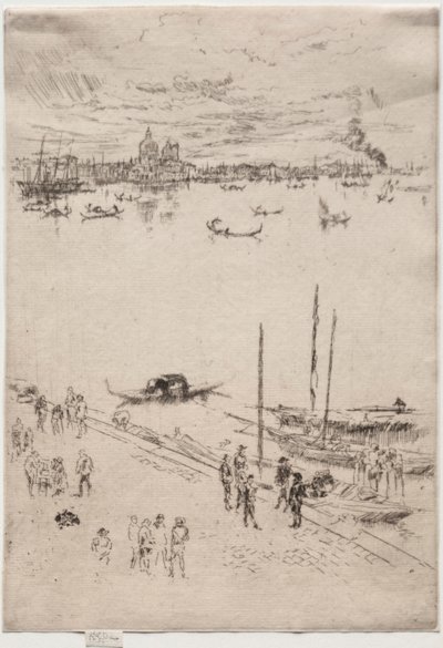 Veneza na vertical. de James Abbott McNeill Whistler