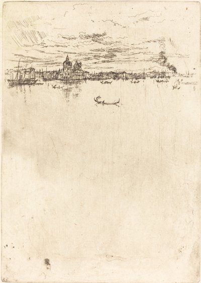 Veneza vertical, 1879-1880. de James Abbott McNeill Whistler