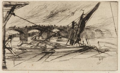 Ponte Vauxhall, 1861. de James Abbott McNeill Whistler