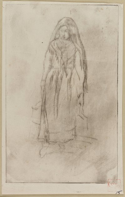 Porta-água veneziano, 1879-1880. de James Abbott McNeill Whistler