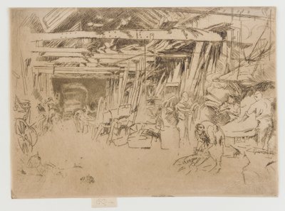 Wheelwright, 1879-1880. de James Abbott McNeill Whistler