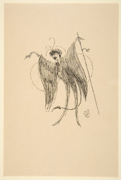 Assobiador como borboleta, século XIX-XX. de James Abbott McNeill Whistler