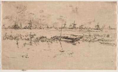 Zaandam. de James Abbott McNeill Whistler