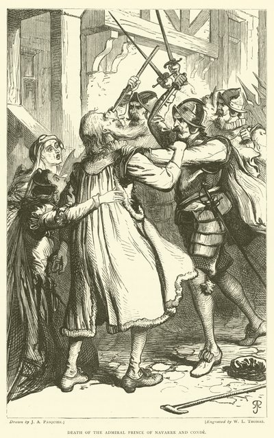 Morte do almirante Príncipe de Navarra e Conde de James Abbott Pasquier