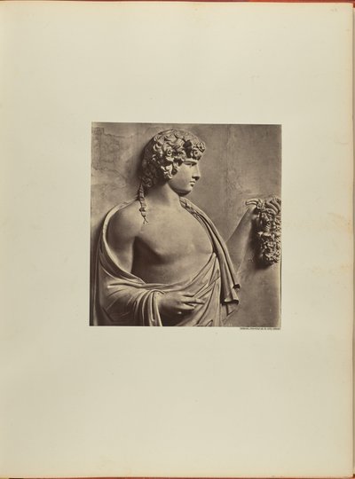 Antinous, baixo-relevo da cidade de Albani de James Anderson