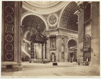 Igreja de São Pedro, Roma, Roma, Igreja de San Pietro, c. 1870. de James Anderson