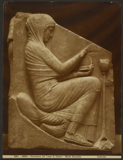 Pormenor, Trono de Vénus, Museu Nacional de James Anderson