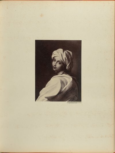 Guido Reni, Beatrice Cenci. (Galeria Barberini) segundo um desenho de Rocchi de James Anderson