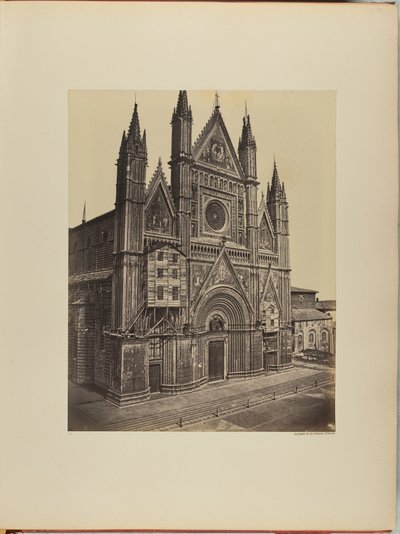A fachada da Catedral de Orvieto de James Anderson