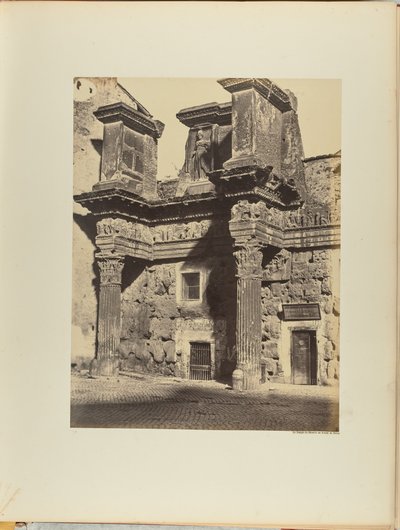 O Templo de Minerva no Fórum de Nerva de James Anderson
