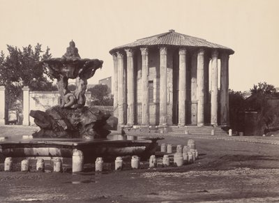 Templo de Vesta e fonte, Roma de James Anderson