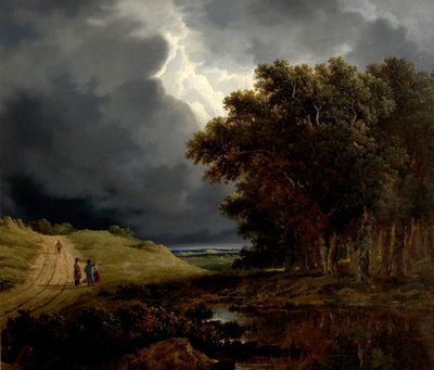 A borda de uma floresta, Storm Coming On, 1826 de James Arthur OConnor