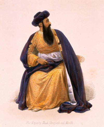 Um Retrato de Sua Majestade Shah-Soojah-Ool-Moolk [sic] de James Atkinson