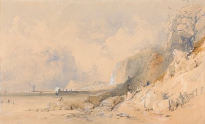 Números num Caminho de Falésia perto de Dover de James Baker Pyne