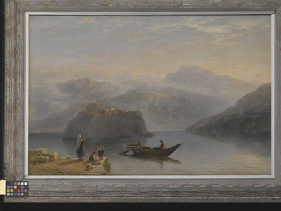 Lago Maggiore (?) (óleo sobre tela) de James Baker Pyne