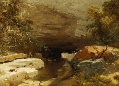 Paisagem, Porth-yr-ogof, vale de Neath de James Baker Pyne
