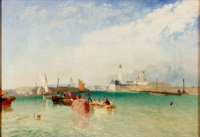 O porto, Littlehampton, 1851 de James Baker Pyne