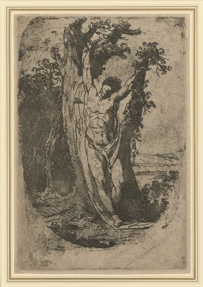 São Sebastião, c. 1776 (gravura em água-forte com trabalho de roleta e mordedura) de James Barry