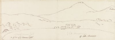 A gruta da Sibila de Cumeu, na margem do lago de Averno de James Barry
