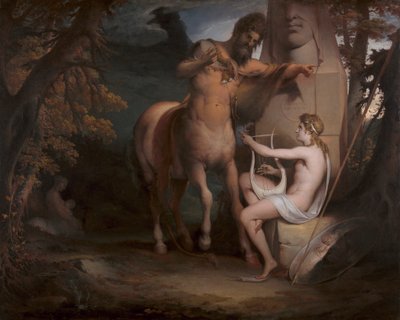 The Education of Achilles [1772, Royal Academy of Arts, Londres, catálogo da exposição] de James Barry