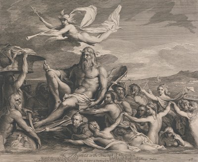 O Tamisa ou o Triunfo da Navegação (Designs for the Great Room of the Society for the Encouragement of the Arts) de James Barry
