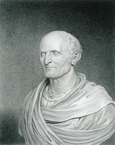 Nathaniel Bowditch (1773-1838), gravada por J. Gross após o desenho do busto de Longacre por John Frazee (1790-1852) (gravura) de James Barton (after) Longacre