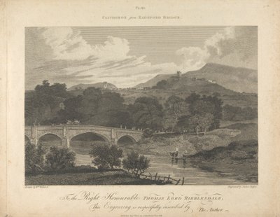 Clitheros da ponte de Eadsford de James Basire