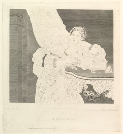 Sigismunda, 5 de maio de 1790. de James Basire I