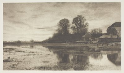 Ao entardecer, c.1880 - 90, impresso em abril de 1890 de James Booker Blakemore Wellington