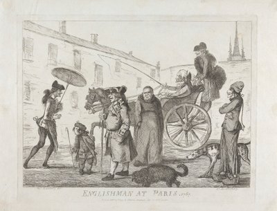 Inglês em Paris, 1767 de James Bretherton