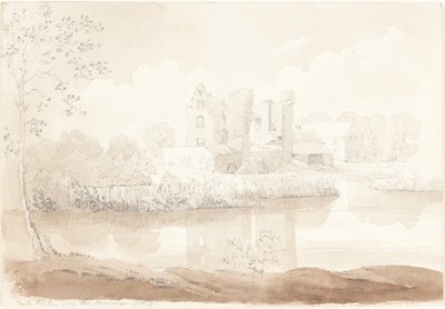 Castelo Rheban no rio Barrow, Athy. de James Bulwer
