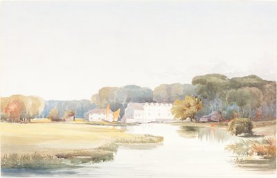 Horstead Mill no Rio Bure, Norfolk, 18291848. de James Bulwer