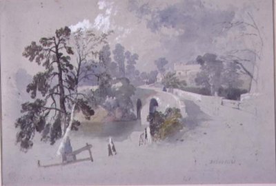 Canonbie, Dumfriesshire (wc no papel) de James Burrell Smith