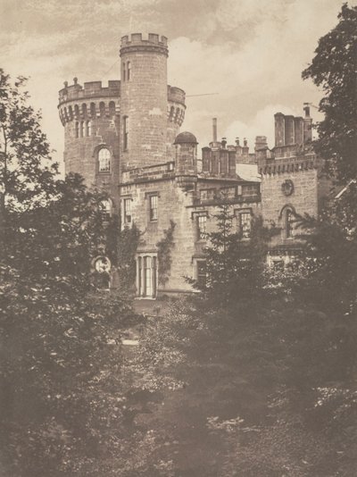 Vista do castelo de Tullichewan, Glasgow. de James Campbell of Strachathro