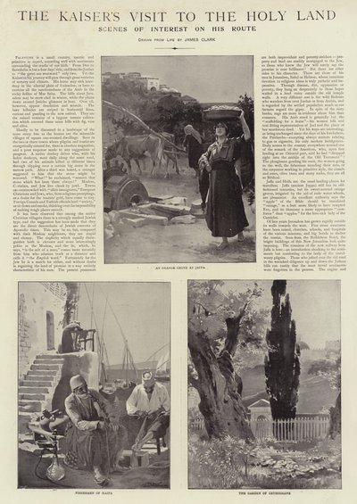 A visita do Kaiser à Terra Santa de James Clark