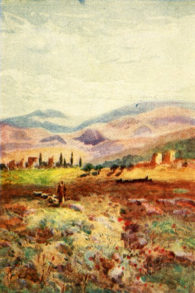 Ruínas de Sardes - Revelações. iii. 1. c1924. Criadores: James Clark, Henry A Harper. de James Clark and Henry A Harper