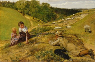 Colin, tu sabes o sul shepheards boye (queixa Hobbins a Thenot) de James Clarke Hook