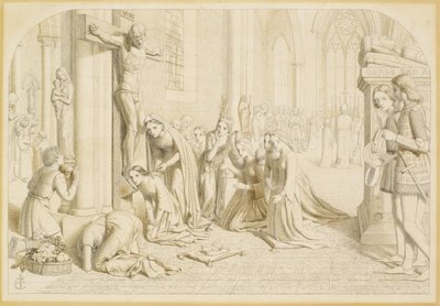 Um incidente na vida de Santa Isabel da Hungria de James Collinson