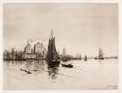 Cena do porto, 1884. de James Craig Nicoll
