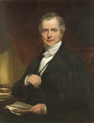 Retrato de Thomas Garrard, c.1845 (óleo sobre tela) de James Curnock