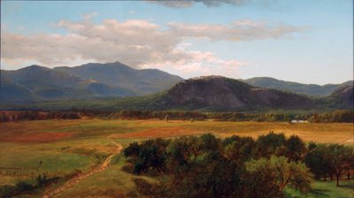 Moat Mountain e White Horse Ledge, Estudo, North Conway, New Hampshire, 1867 de James David Smillie