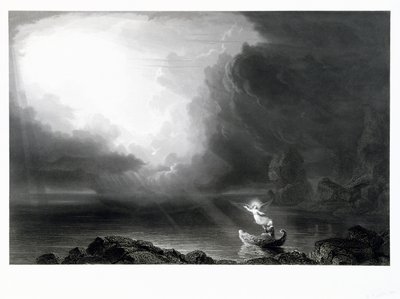 A Viagem da Vida - Velhice, c. 1855 (gravura) de James David Smillie