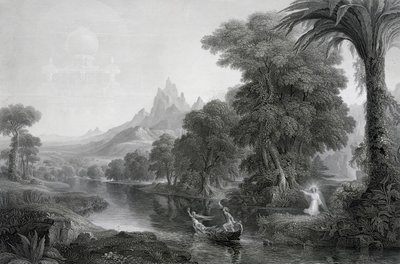 A viagem da vida: juventude, c. 1855 de James David Smillie